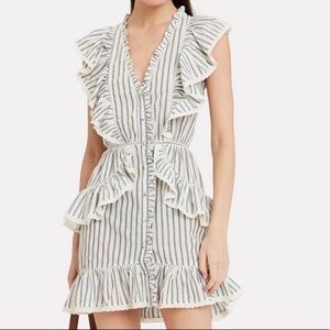 LoveShackFancy India Striped Dress in Size 0